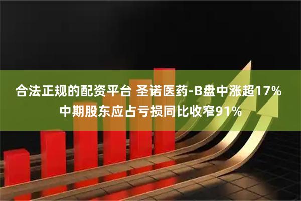 合法正规的配资平台 圣诺医药-B盘中涨超17% 中期股东应占亏损同比收窄91%